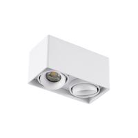 Arcchio Kubika downlight GU10, 2 izzós, fehér