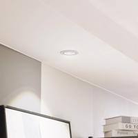 Arcchio LED-es Zarik downlight, fehér, 4,000K