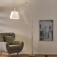 Artemide Tolomeo Mega - Állólámpa szatén árnyékolóval