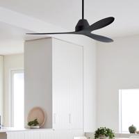 Beacon mennyezeti ventilátor Whitehaven fekete csendes 142 cm