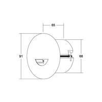 BRUMBERG Adapt wall beépített downlight fekete