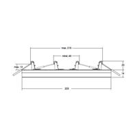 BRUMBERG Moon Midi LED mennyezeti panel RC CCT Ø22.5cm BRUMBERG Moon Midi