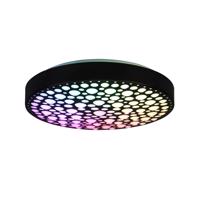 Chizu LED mennyezeti lámpa Ø40,5cm dim. RGB fekete