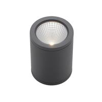 Embla LED downlight, alumínium, IP54, szürke