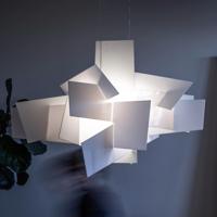 Foscarini Big Bang LED függőlámpa, fehér, Ø 96cm