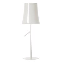 Foscarini Birdie grande LED asztali lámpa fehér dim