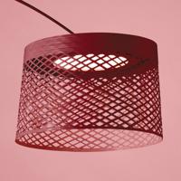 Foscarini Twiggy Grid LED ívlámpa, kárminpiros színben