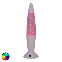 Glitter LED lávalámpa