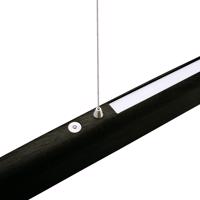 HerzBlut Arco LED-es függőlámpa kőris tölgyfa szén 130cm