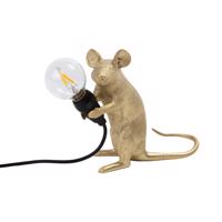 LED asztali világítás Mouse Lamp USB ülő arany