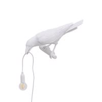 LED dekor külső fali lámpa Bird Lamp, bal, fehér