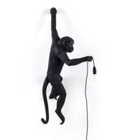 LED dekor kültéri lámpa Monkey Lamp bal fekete