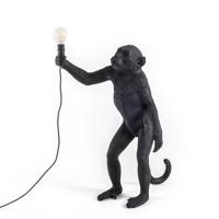 LED dekor terasz lámpa Monkey Lamp álló fekete