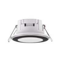 LED downlight Argus RGBW remote Ø 8 cm fekete