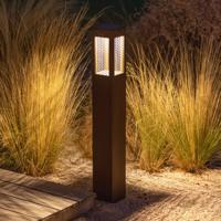 LED-es napelemes útvilágítás Tradition Sensor Corten 90cm