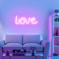 LED fali világítás Neon Love, USB