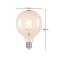 LED filament E27 8 W 2700 K G125 gömb átlátszó 3