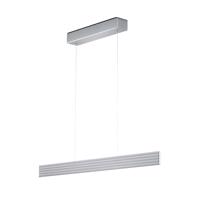 LED függőlámpa Fara, fel/le, hossza 112cm nikkel