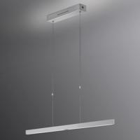 LED függőlámpa Linn gesztusérz. nikkel matt 68 cm