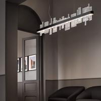 LED függőlámpa Ribbon Linear, 150 cm, fekete, Fel & Lefelé