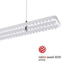 LED függőlámpa Small Line, érzékelő, 126 cm, fehér