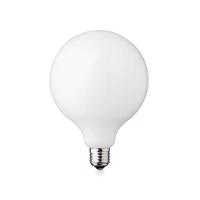 LED izzó Globe, E27, Ø 12,5 cm, matt, 5 W, 2200 K