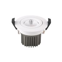 LED mennyezetbe süllyesztett spot Diled, Ø 8,5cm, 10 W, Dim-To-Warm, fehér