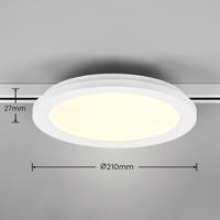 LED mennyezeti lámpa Camillus DUOline, Ø 26 cm, fehér