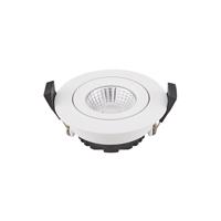 LED mennyezeti süllyesztett spot Diled, Ø 8,5 cm, 6 W, Dim-To-Warm, fehér