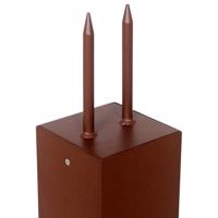 LED napelemes talapzatlámpa Tradition Sensor Corten 40cm