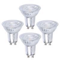 LED reflektor GU10 7W 600lm meleg fehér 4db-os