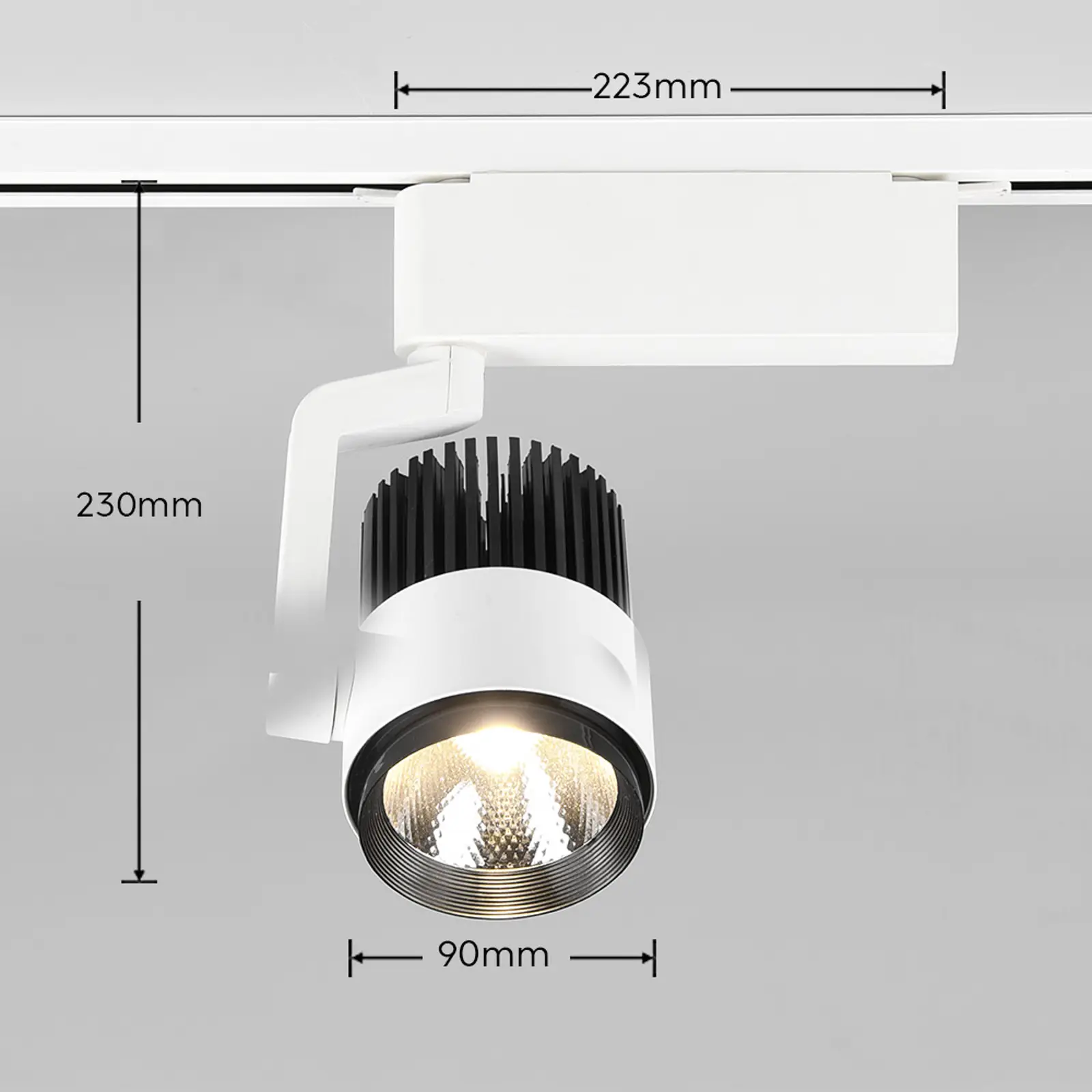 LED spotlámpa DUOline, CCT, matt fehér