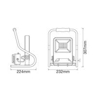 LEDVANCE Worklight R-Stand LED-es építési reflektor 30 W