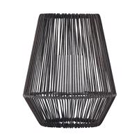 Lindby Kaati LED szolárlámpa, Rattan, 26 cm