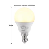 Lindby LED lámpa E14 G45 4.5W 3,000K opál 10 darabos készlet