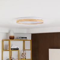 Lindby Smart LED mennyezeti lámpa Mirren fa Ø49,5cm CCT Tuya