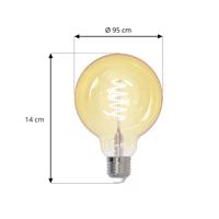 LUUMR Smart LED E27 G95 4.9W ZigBee Tuya Hue 3 darabos készlet