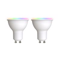 LUUMR Smart LED GU10 műanyag 4.7W RGBW CCT Tuya opálos Tuya opál 2 darabos