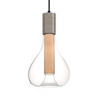 LZF Eris LED függő lámpa üveg alumínium/bükkfa