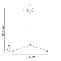 MARKET SET Sonia Laudet lógó lámpa Ø 60 cm khaki