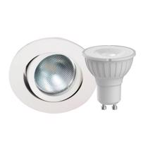 Megatron DecoclicSet LED beép. gyűrű GU10 4.2W feh