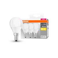 OSRAM LED csepp E14 P40 4,9W 2700K 470lm 3db