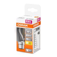 OSRAM LED csepplámpa B22d 4W 2,700K világos