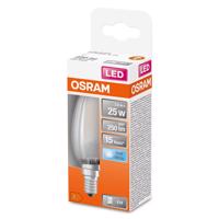 OSRAM LED gyertya E14 Classic B 2,5W 4,000K matt