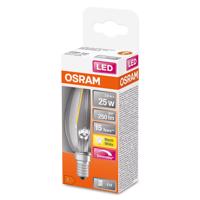 OSRAM LED gyertyalámpa E14 2.8W 827 fényerősségű, fényerőszabályozható,