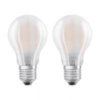 OSRAM LED lámpa E27 6,5W meleg fehér 2 db-os