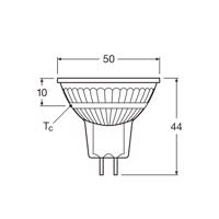 OSRAM LED reflektor, GU5.3, 2,6 W, 12 V, 2700 K, 120°