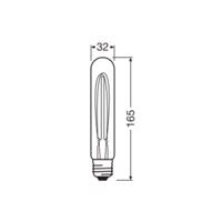 OSRAM LED Vintage 1906, cső, arany, E27, 4,8 W, 822, dim.