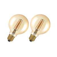 OSRAM Vintage 1906 LED gömb E27 6,5 W dimm 2-es