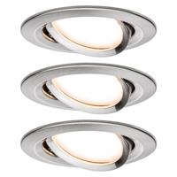 Paulmann Nova LED beép. spot 3-bar forg., vas